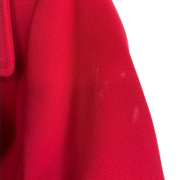 Tahari Red Vintage Retro Business Blazer Jacket - Picture 10 of 11